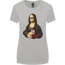 Kebab Mona Lisa Funny Food Womens Wider Cut T-Shirt Sports Grey