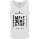 Keep Calm & Make Some Noise Rock n Roll Mens Vest Tank Top White