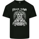 Killer Clown in Town Halloween Kids T-Shirt Childrens Black