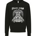Killer Clown in Town Halloween Mens Sweatshirt Jumper Black
