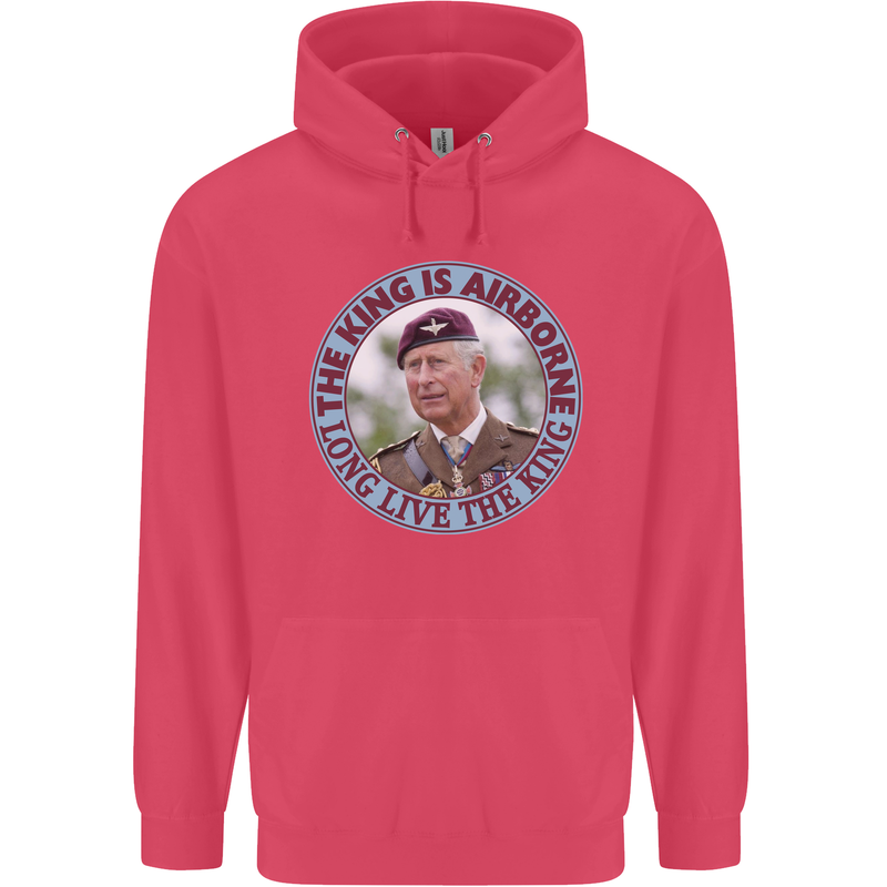 King Airborne Childrens Kids Hoodie Heliconia