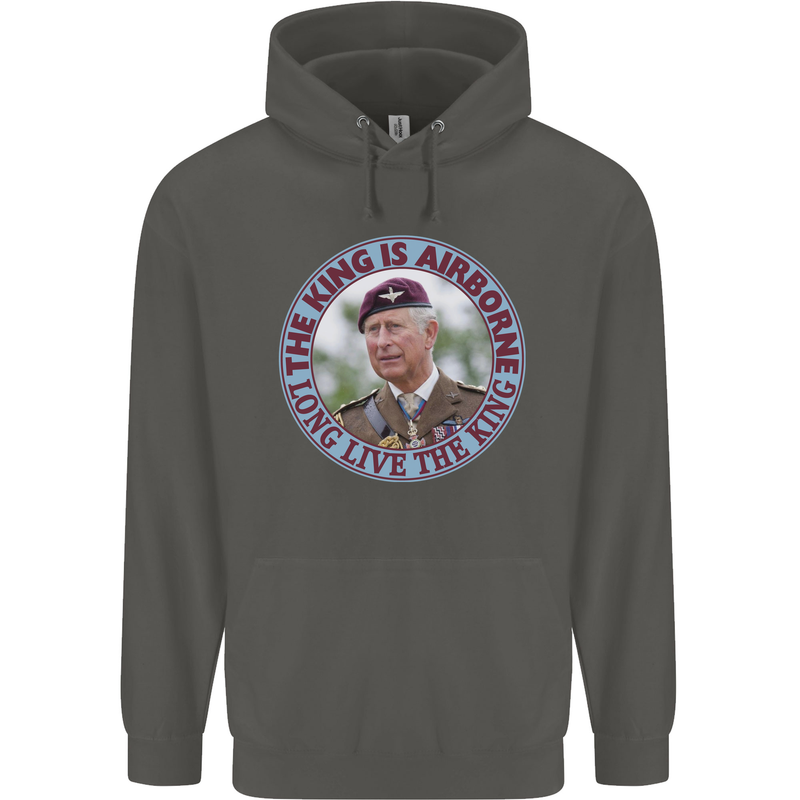 King Airborne Childrens Kids Hoodie Storm Grey