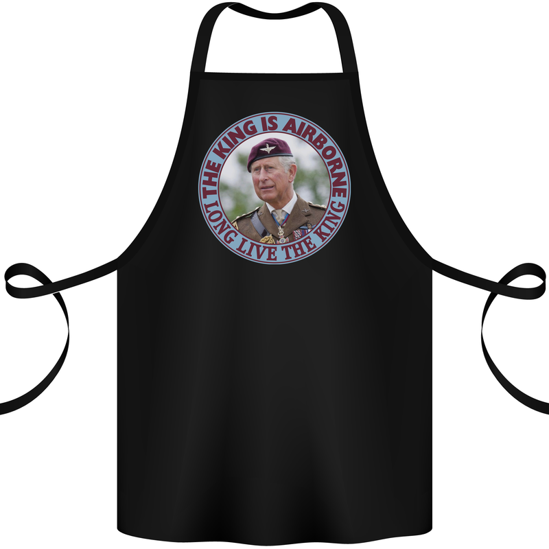 King Airborne Cotton Apron 100% Organic Black