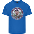 King Airborne Kids T-Shirt Childrens Royal Blue