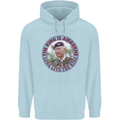 King Airborne Mens 80% Cotton Hoodie Light Blue