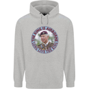 King Airborne Mens 80% Cotton Hoodie Sports Grey