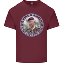 King Airborne Mens Cotton T-Shirt Tee Top Maroon