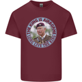King Airborne Mens Cotton T-Shirt Tee Top Maroon