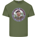 King Airborne Mens Cotton T-Shirt Tee Top Military Green