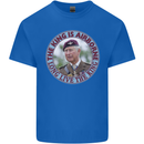 King Airborne Mens Cotton T-Shirt Tee Top Royal Blue