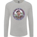 King Airborne Mens Long Sleeve T-Shirt Sports Grey