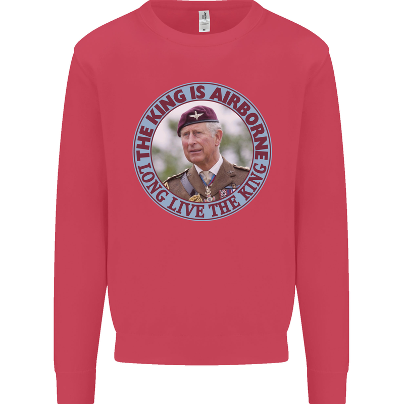 King Airborne Mens Sweatshirt Jumper Heliconia