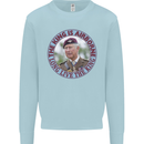King Airborne Mens Sweatshirt Jumper Light Blue