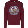 King Airborne Mens Sweatshirt Jumper Maroon