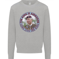 King Airborne Mens Sweatshirt Jumper Sports Grey