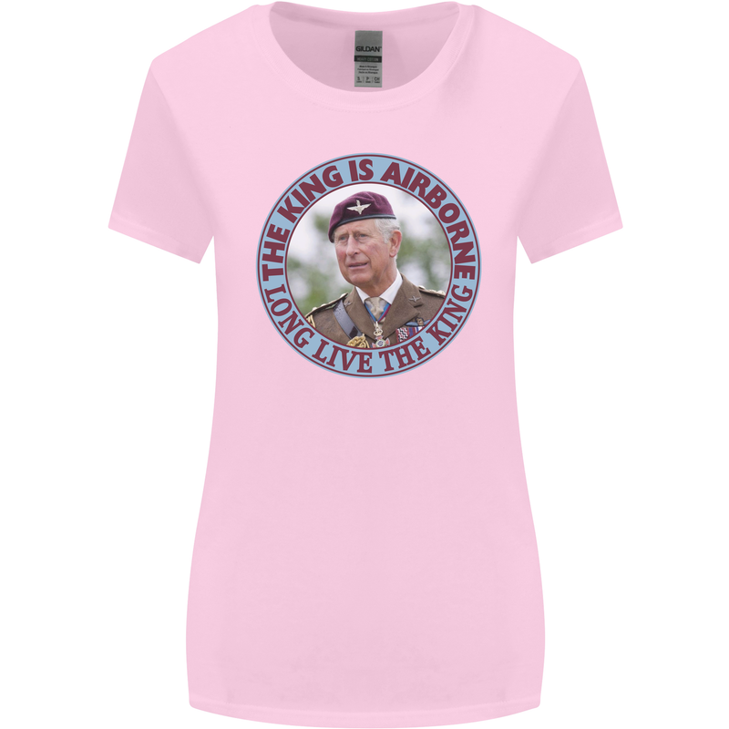 King Airborne Womens Wider Cut T-Shirt Light Pink