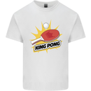 King Ping Pong Table Tennis Funny Mens Cotton T-Shirt Tee Top White