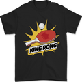 King Ping Pong Table Tennis Funny Mens T-Shirt 100% Cotton Black