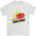 King Ping Pong Table Tennis Funny Mens T-Shirt 100% Cotton White