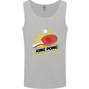 King Ping Pong Table Tennis Funny Mens Vest Tank Top Sports Grey