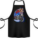 King is Back Custom Chopper Biker Motorcycle Cotton Apron 100% Organic Black