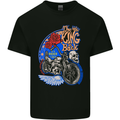 King is Back Custom Chopper Biker Motorcycle Mens Cotton T-Shirt Tee Top Black