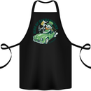 King of Shenanigans Funny St Patricks Day Beer Cotton Apron 100% Organic Black
