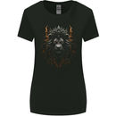 King of the Lions Fantasy Womens Wider Cut T-Shirt Black