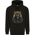 King of the Underworld Demon Skull Childrens Kids Hoodie Black