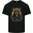 King of the Underworld Demon Skull Kids T-Shirt Childrens Black
