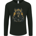 King of the Underworld Demon Skull Mens Long Sleeve T-Shirt Black