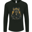 King of the Underworld Demon Skull Mens Long Sleeve T-Shirt Black