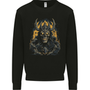 King of the Underworld Demon Skull Mens Sweatshirt Jumper Black