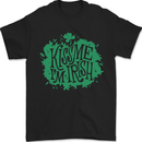 Kiss Me I'm Irish Funny St Patricks Day Mens T-Shirt 100% Cotton Black