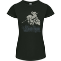 Knights Templar St Georges Day Horse Dragn Womens Petite Cut T-Shirt Black