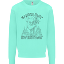 Koala Bear Earth Day Everyday Climate Change Kids Sweatshirt Jumper Peppermint