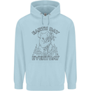 Koala Bear Earth Day Everyday Climate Change Mens 80% Cotton Hoodie Light Blue