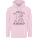 Koala Bear Earth Day Everyday Climate Change Mens 80% Cotton Hoodie Light Pink