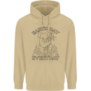 Koala Bear Earth Day Everyday Climate Change Mens 80% Cotton Hoodie Sand