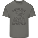 Koala Bear Earth Day Everyday Climate Change Mens Cotton T-Shirt Tee Top Charcoal