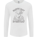 Koala Bear Earth Day Everyday Climate Change Mens Long Sleeve T-Shirt White