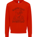Koala Bear Earth Day Everyday Climate Change Mens Sweatshirt Jumper Bright Red