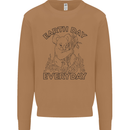 Koala Bear Earth Day Everyday Climate Change Mens Sweatshirt Jumper Caramel Latte