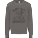Koala Bear Earth Day Everyday Climate Change Mens Sweatshirt Jumper Charcoal