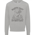 Koala Bear Earth Day Everyday Climate Change Mens Sweatshirt Jumper Sports Grey