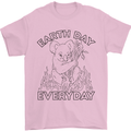 Koala Bear Earth Day Everyday Climate Change Mens T-Shirt 100% Cotton Light Pink
