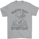 Koala Bear Earth Day Everyday Climate Change Mens T-Shirt 100% Cotton Sports Grey