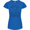 Koala Bear Earth Day Everyday Climate Change Womens Petite Cut T-Shirt Royal Blue
