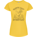 Koala Bear Earth Day Everyday Climate Change Womens Petite Cut T-Shirt Yellow