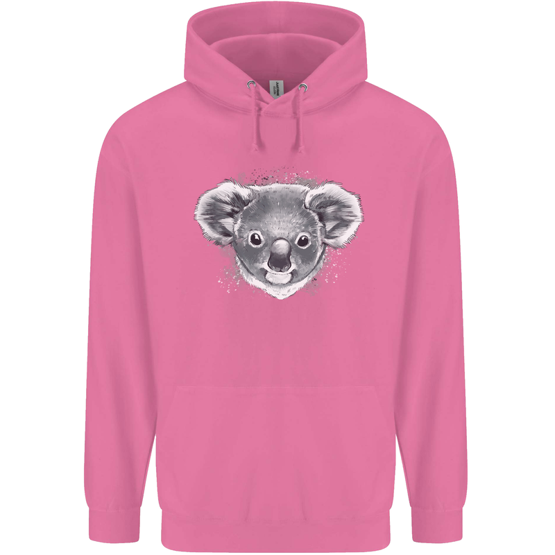 Koala Bear Head Childrens Kids Hoodie Azalea